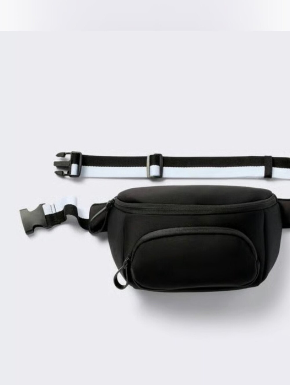 Cloud Island Faux Neoprene Diaper Sling - Black